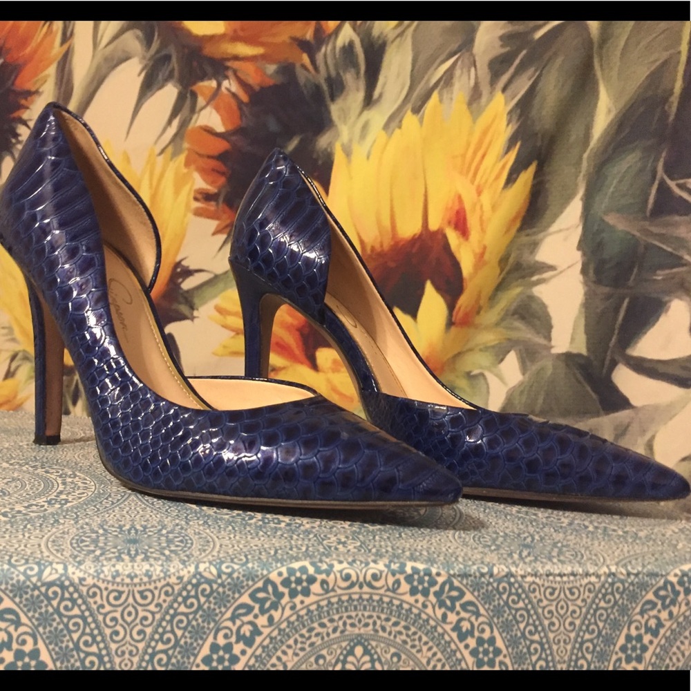 Jessica Simpson Snakeskin Heels